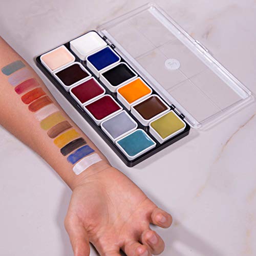 Narrative Cosmetics Zombie Alcohol-Activated Palette, Activator & Remover Kit, SFX Makeup Set U6896