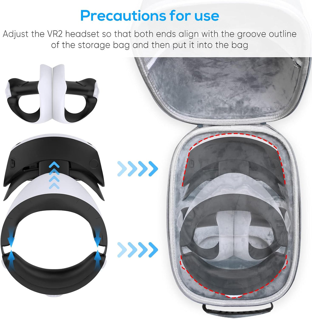 Hard Carrying Case for PSVR2 Headset and Controllers M946