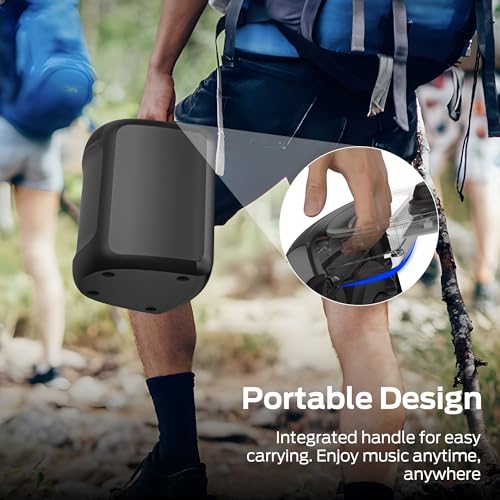 Monster Musicbox Bluetooth Speaker, 60W Portable Wireless with RGB Lighting J3290
