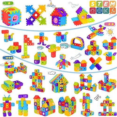 FUBAODA Building Blocks for Toddlers & Kids 180 Pcs STEM Toy Set Z110