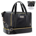 Womens Travel Weekender Bag, Travel Bag, Duffle Bag, Overnight Bag with shoe compartment, Carry on Bag