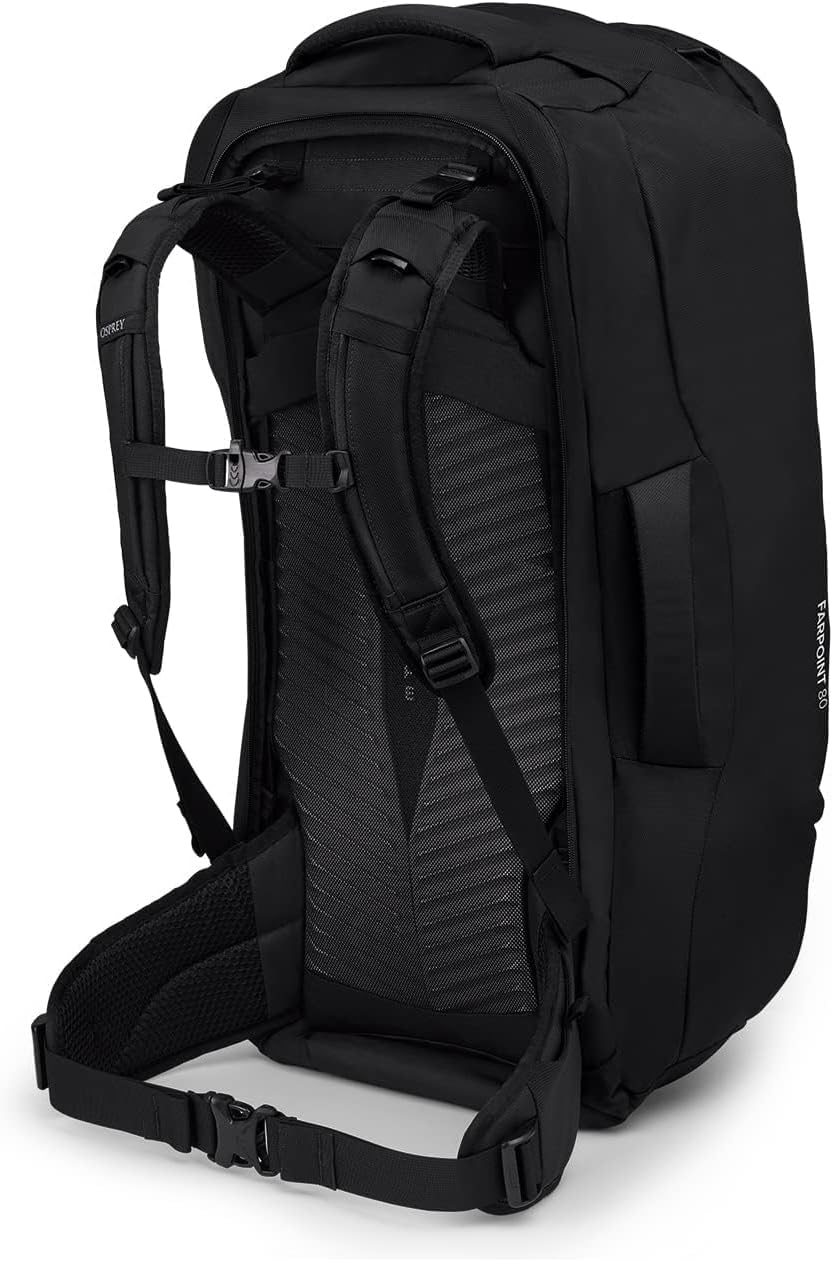 Osprey Farpoint 80L Men's Travel Backpack, Black B49931