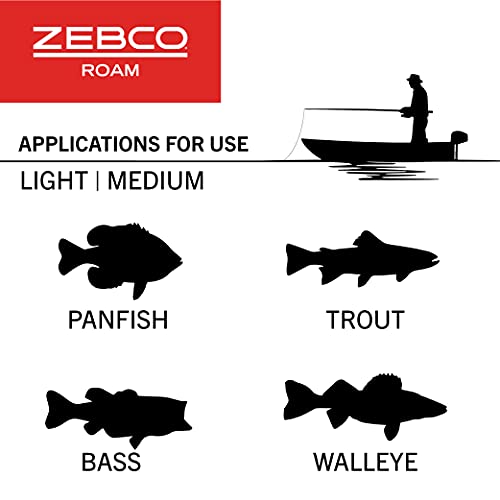 Zebco Roam Spincast Fishing Reel, Pre-Spooled with 10-Pound Line X867338