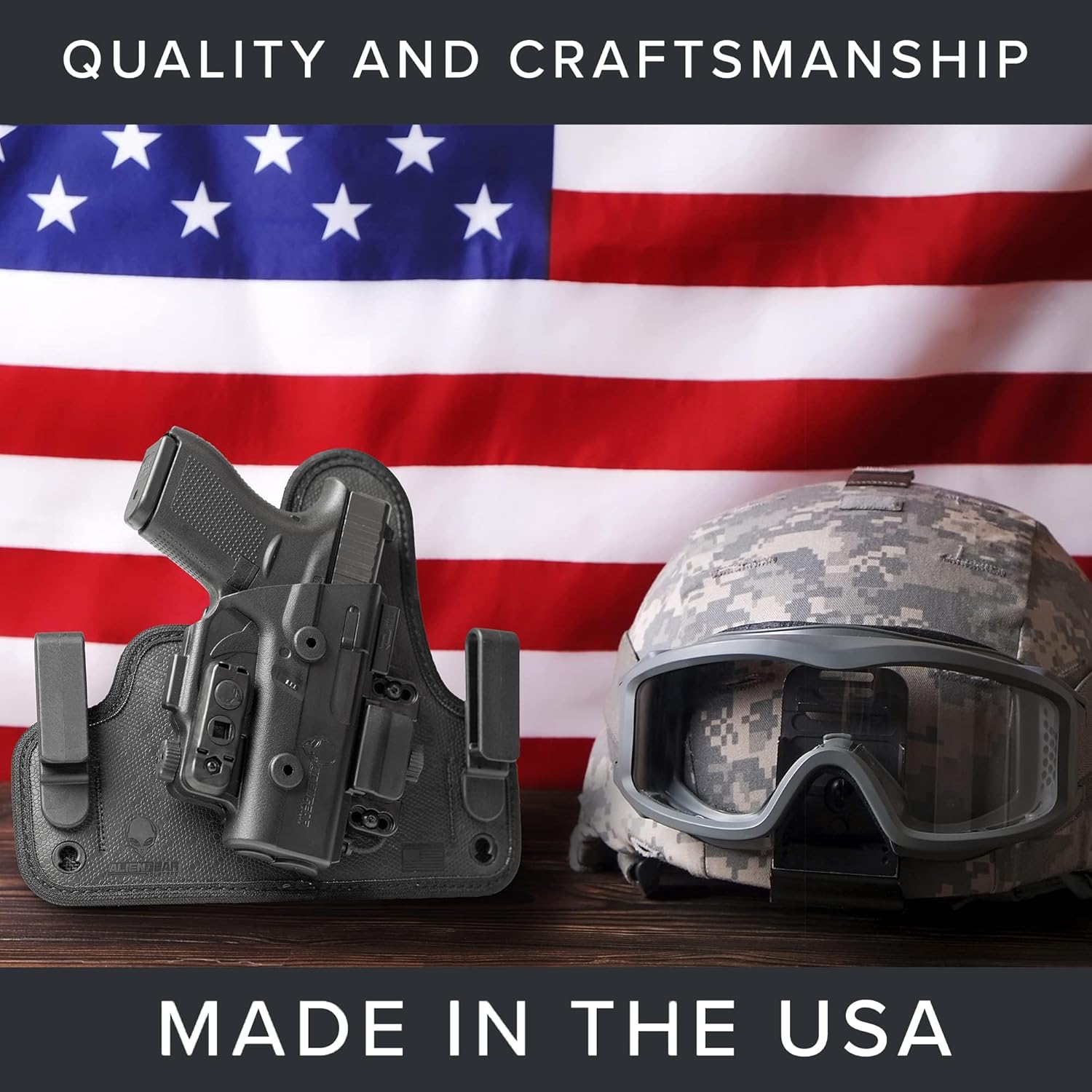 Alien Gear ShapeShift 4 in 1 Holster - IWB, OWB, Appendix, Tuckable A5851