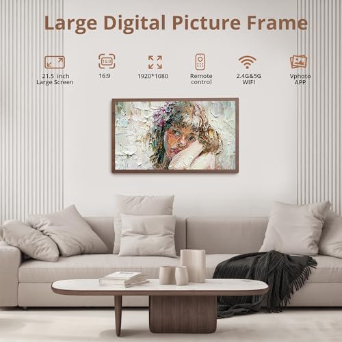 Dragon Touch 10.1'' WiFi Digital Picture Frame HD IPS Touch Screen S798