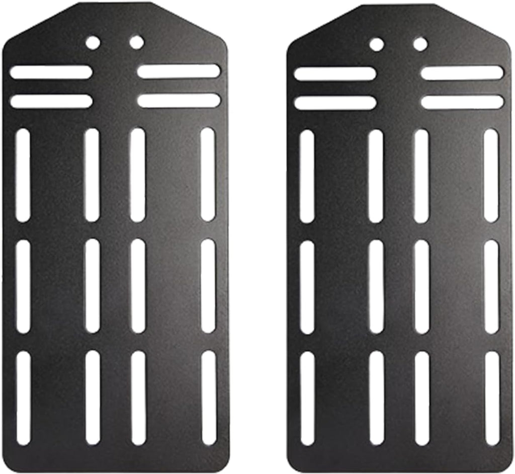 Kings Brand Furniture - Set of 2 Bed Frame Brackets Adapter for Headboard, Heavy Duty Bed Modification Plate, Headboard Attachment Bracket with Hardware