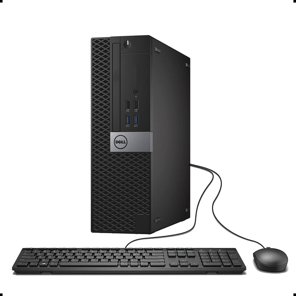 DELL Optiplex 7040 Business SFF Computer Small Tower PC, Intel Core i5-6500, 16GB Ram, 512GB SSD, WiFi, Bluetooth, Mouse and Keyboard, Windows 10 Pro (Renewed)