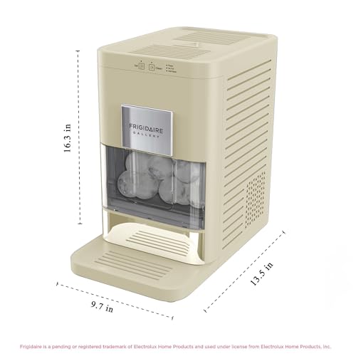 Frigidaire Countertop Sphere Ice Maker with Transparent Window, 84 Ice Spheres Per Day, White Z526685