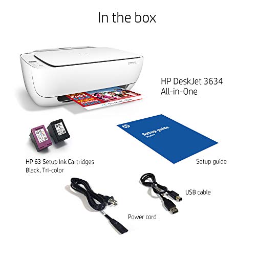HP DeskJet 3634 All-in-One Wireless Printer with Mobile Printing S37421
