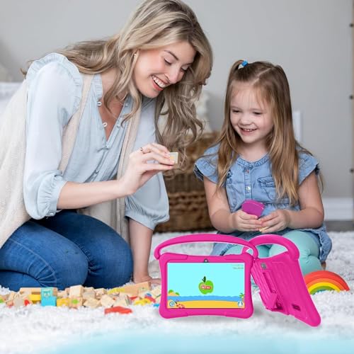 Kids Tablet 7 inch Android 32GB with WiFi Parental Control Pink D274078