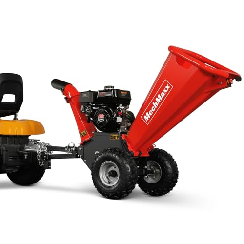 212CC 7HP Gas Wood Chipper Leaf Shredder Mulcher with Towbar Z8059