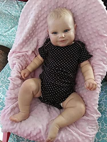 Anano 20 Inch Reborn Baby Doll Toddler Girl Realistic Silicone U3006