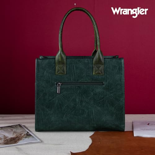Wrangler Women's Crossbody Satchel Purse with Adjustable Strap H783