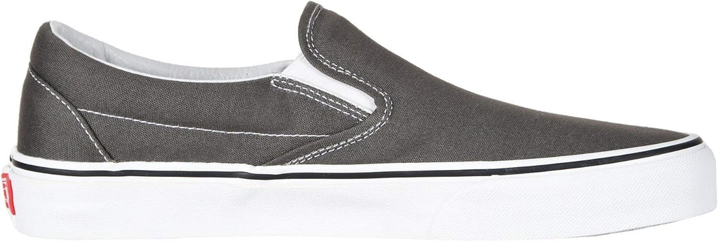 Vans Men's Classic Slip-On Core, Charcoal/White, Size 9 M287908