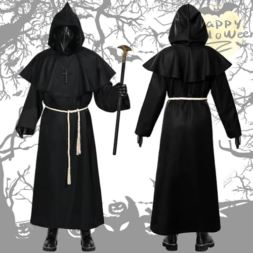 Kicpot Plague Doctor Halloween Costume Beak Mask R5490