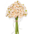 Serwalin Ranunculus Artificial Flowers Faux Silk Ranunculus Bouquet 𝟭𝟴𝙋𝙘𝙨 for DIY Mini Flowers for Centerpieces Arrangements Bridal Shower Wedding Decorations(Wine Red)