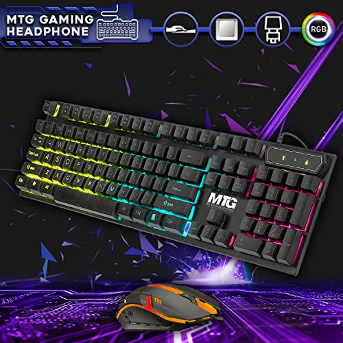 TechMagnet Gaming Desktop PC Intel i7 6th Gen GT 1030 8GB RAM 1TB SSD 22 Inch Monitor Win 10 Pro (Renewed) Y90492