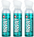Boost Oxygen Supplemental Oxygen to Go | All-Natural Respiratory Support for Health, Wellness, Performance, Recovery and Altitude, 5 Liter Canister, ECUALYPTUS, 3-Pack…