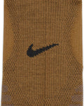 Nike Unisex Dri-Fit Outdoor Cushioned Crew Wool Socks Hiking Camping M 6-8/W 6-10, Brown