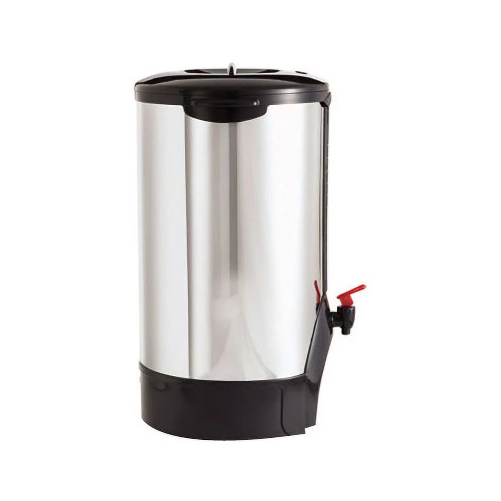 Coffee Pro 100-Cup Commercial Urn Coffeemaker, Stainless Steel I445865