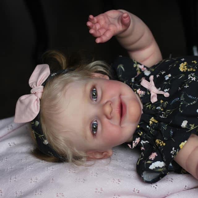 Anano 20 Inch Reborn Baby Doll Toddler Girl Realistic Silicone U3006
