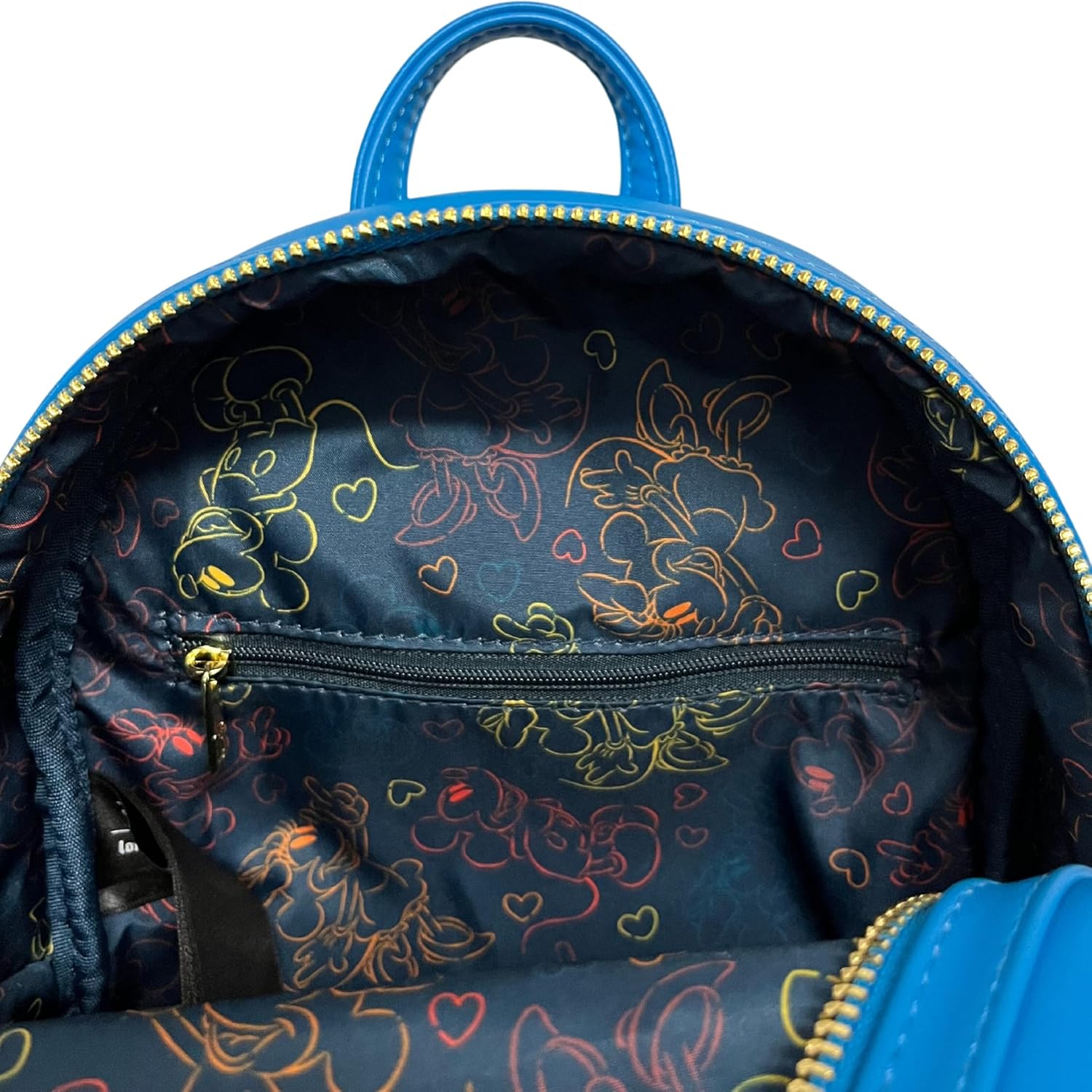 Loungefly Mickey and Minnie Glow in the Dark Double Strap Shoulder Bag Q245818