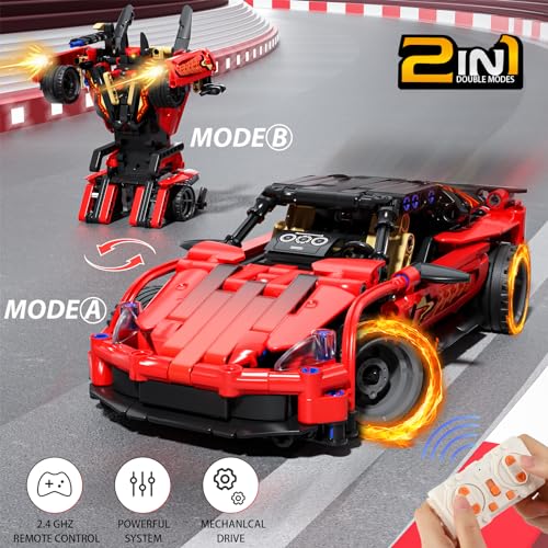 Remote Control Racing Car Building Kit STEM Toy for Kids 425 PCS I41499