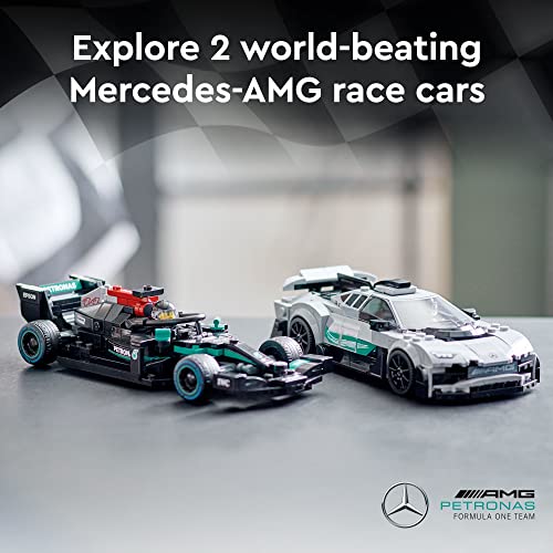 LEGO Speed Champions Mercedes-AMG F1 W12 & Project One Building Kit, 76909 L321507