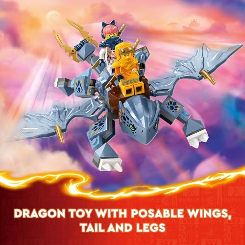 LEGO NINJAGO Young Dragon Riyu Playset with 3 Ninja Minifigures, 71810 U493