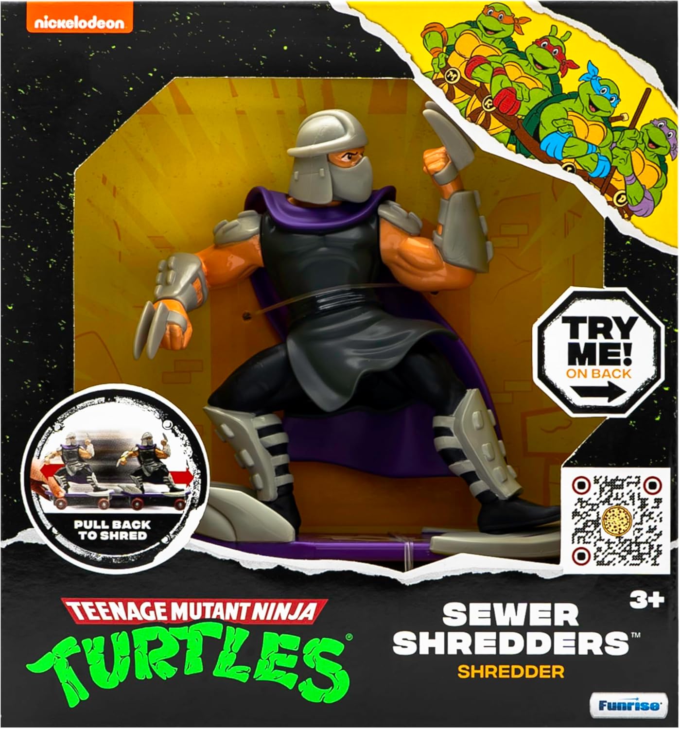 Teenage Mutant Ninja Turtles 5" Sewer Shredders Classic Edition Shredder Action Figure H4958