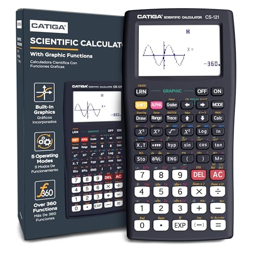 Scientific Calculator with Graphic Functions for High School and College E1591