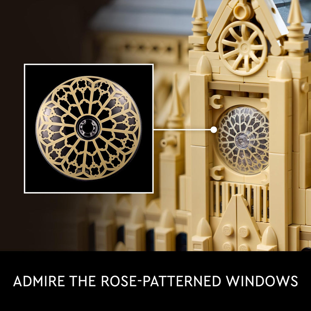 LEGO Architecture Notre-Dame de Paris Model Kit, Collectible Building Set for Adults, 21061 K56807