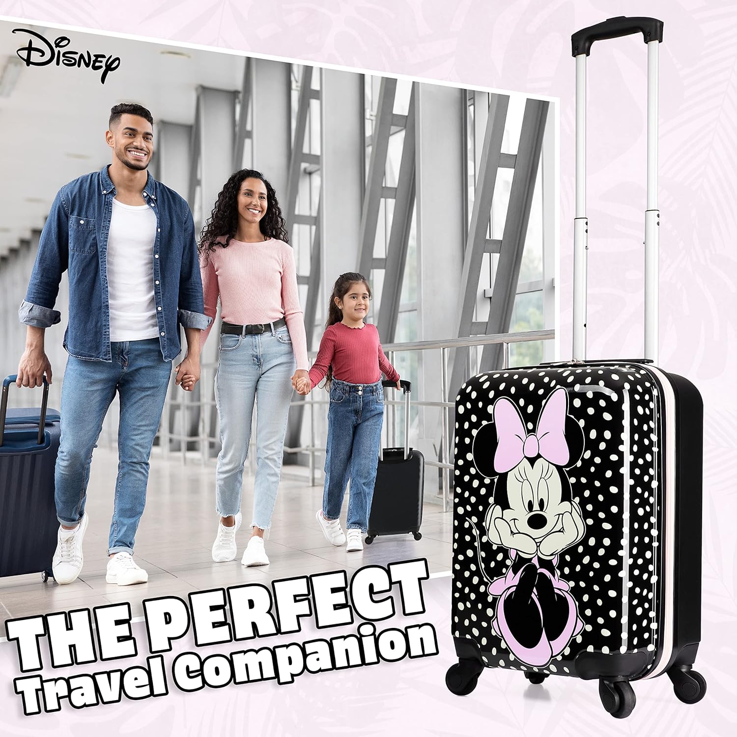 Disney Kids Suitcase with Wheels - 19" Hard Shell Luggage K812649