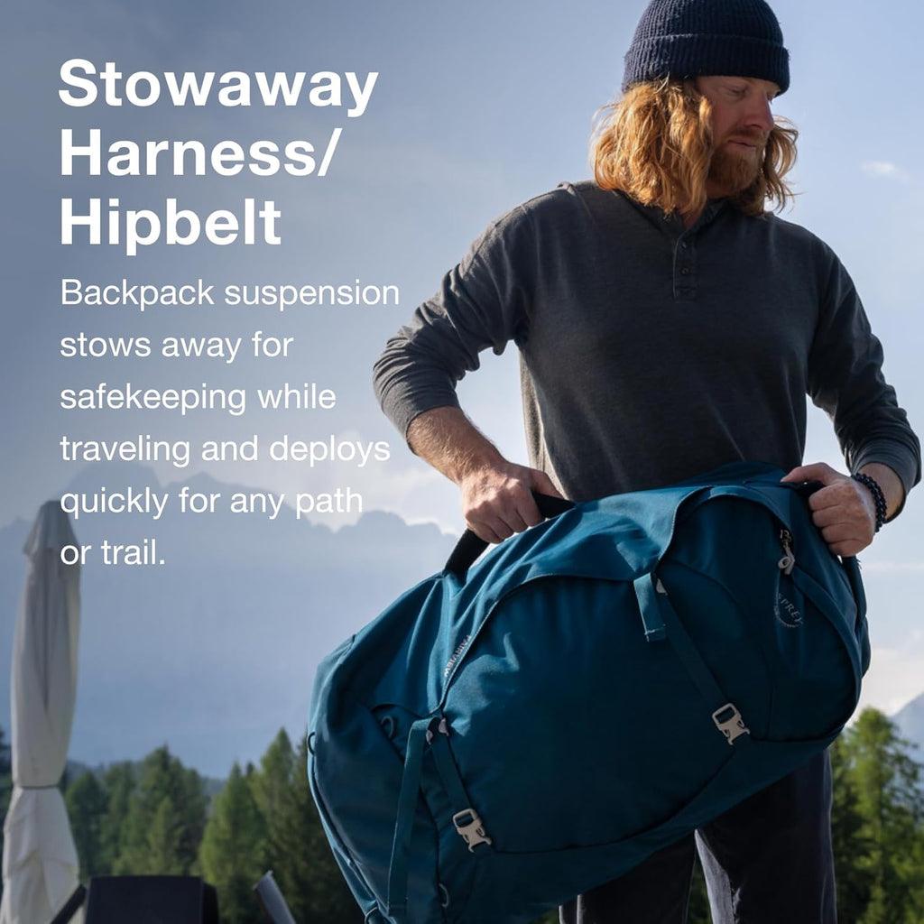 Osprey Farpoint 80L Men's Travel Backpack, Black B49931