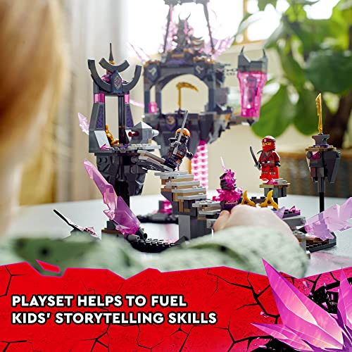 LEGO NINJAGO The Crystal King Temple Action Playset, 71771 J52015
