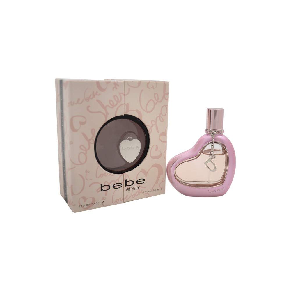 Sheer by Bebe for Women, Eau de Parfum Spray, 1.7 Ounce
