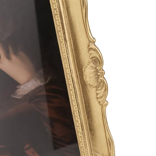 Vintage 8x10 Picture Frame with Glass Front, Antique Retro Photo Frame for Wall or Tabletop, Silver N745