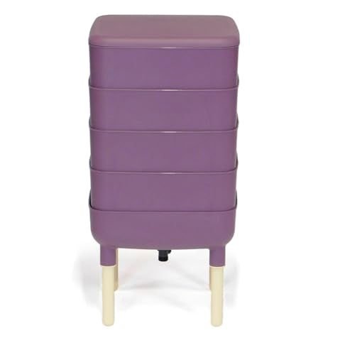 FCMP Outdoor Essential Living Composter 4-Tray Worm Bin Grey P8520