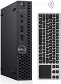 Dell Mini PC Windows 11 Pro OptiPlex 3060 Mini Computers,Intel i7-8700T up to 4.0Ghz,32GB DDR4 512GB M.2 NVMe SSD,AX210 Built-in WiFi 6E,HDMI Dual Monitor Support,Wireless Touch Keyboard(Renewed)