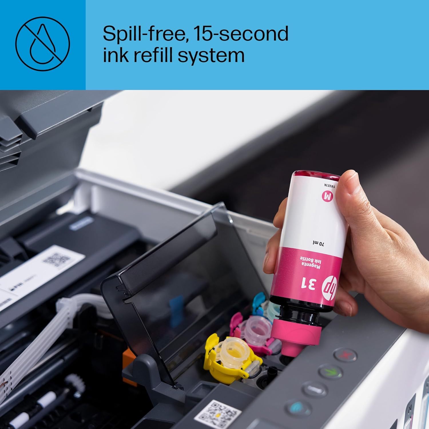 HP Smart Tank 7001 Wireless All-in-One Ink Tank Printer with Mobile Print, Scan, Copy A2098