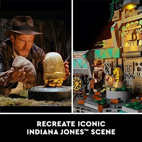 LEGO Indiana Jones Temple of The Golden Idol 77015 Building Set for Adults M620