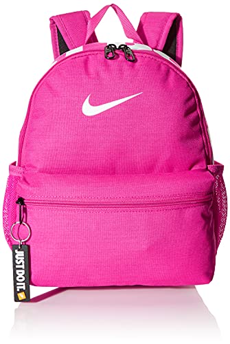 Nike Brasilia "just Do It" Backpack (mini), Black/Black/(Glossy White), Misc