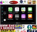 BMW E46 GPS NAVIGATION SYSTEM CD/ DVD BLUETOOTH USB Double Din Car Stereo Radio