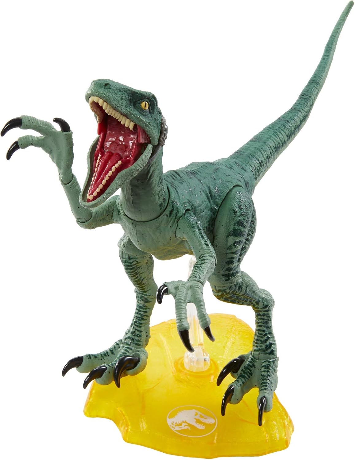 Jurassic World Toys Amber Collection Velociraptor Delta 6-in Dinosaur Action Figure F407