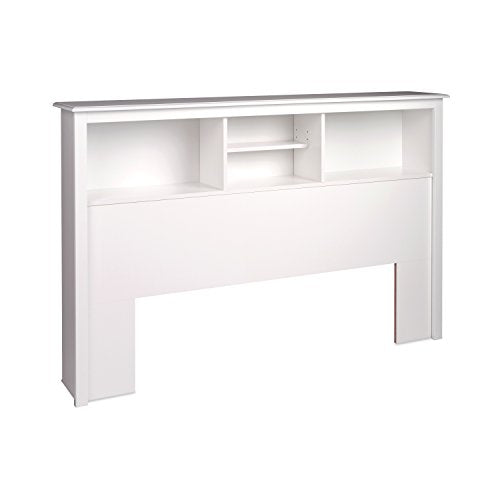 Prepac King Bookcase Headboard, Black A905