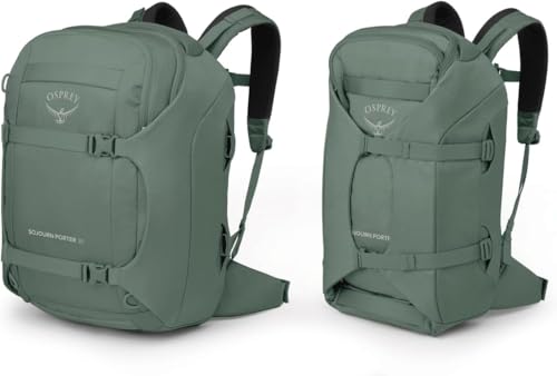 Osprey Sojourn Porter 30L Travel Backpack, Koseret Green X6159