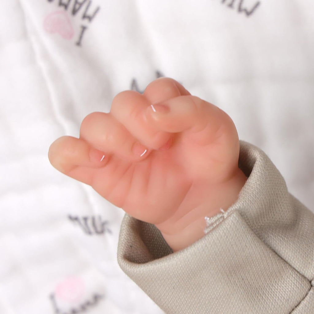 BABESIDE Lifelike Reborn Baby Doll Boy Trey - 17in Soft Body Realistic Newborn V403751