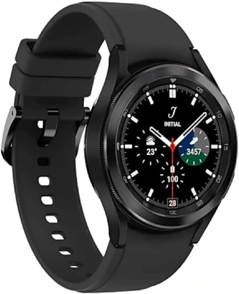 Samsung Galaxy Watch 4 Classic Smartwatch 42mm with Extra Band Included, Sleep Monitor, Black - SM-R880NZKCXAA (Renewed)