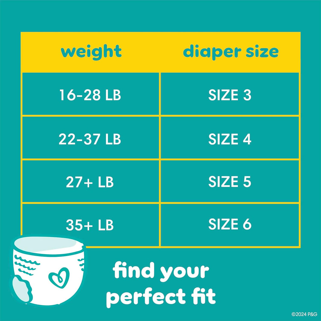 Pampers Swaddlers 360 Pull-On Diapers, Size 3, 156 Count H530