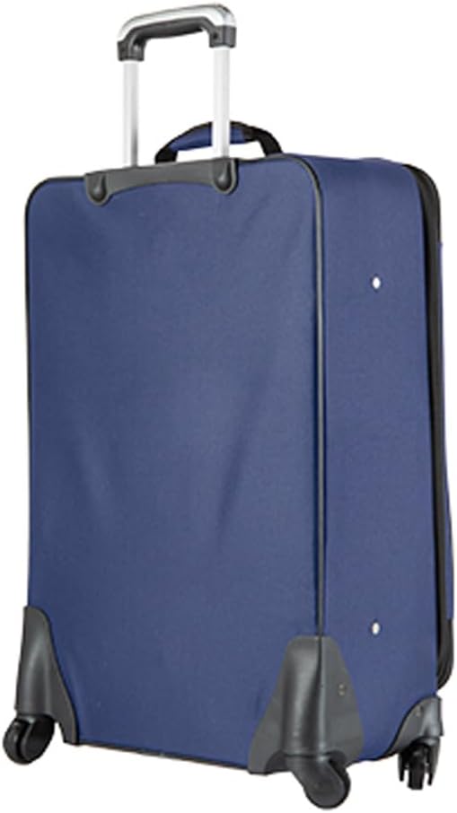Skyway Epic Softside Medium Checked Luggage 24 Inch Spinner Suitcase Surf Blue M74017